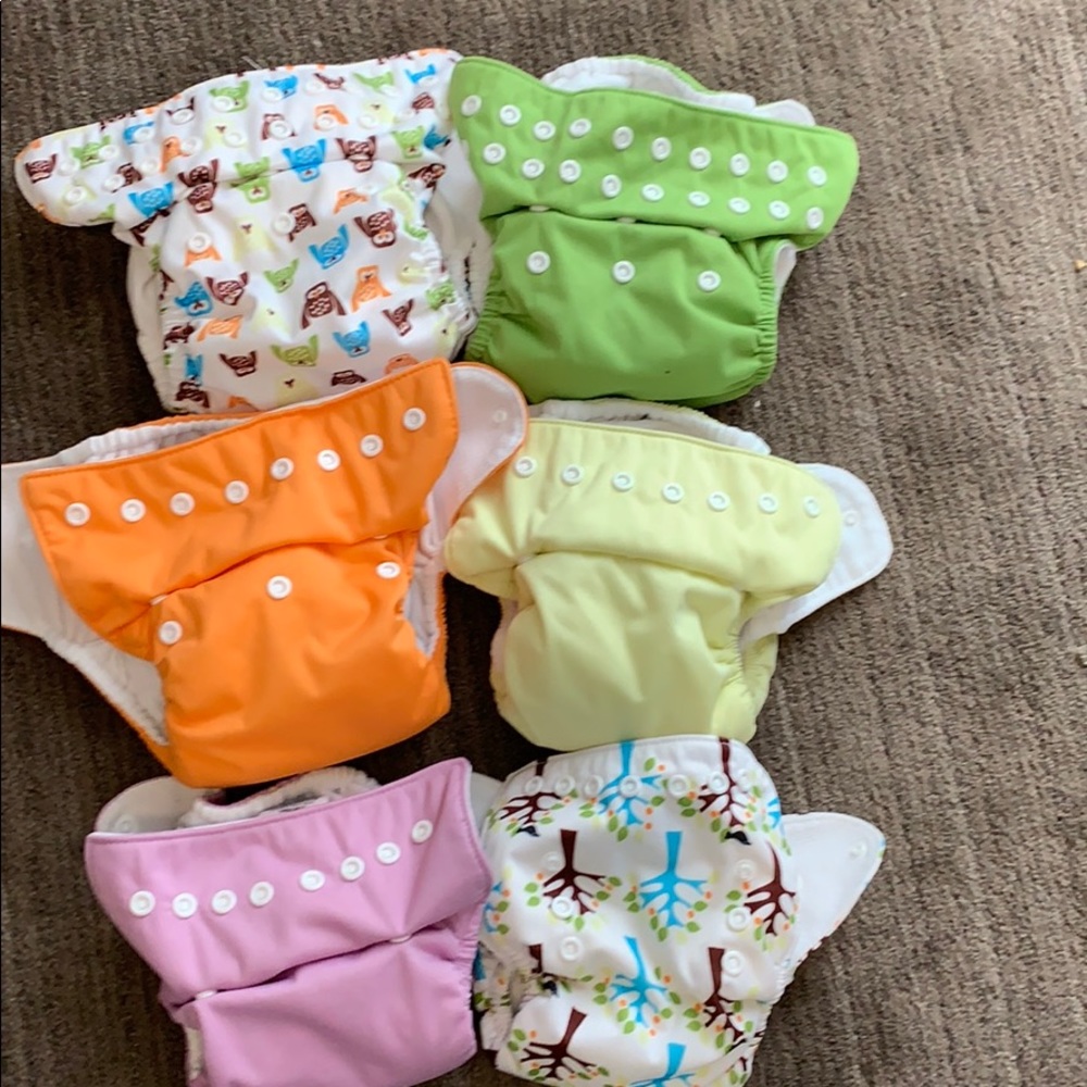 Thirsties all in one cloth diapers